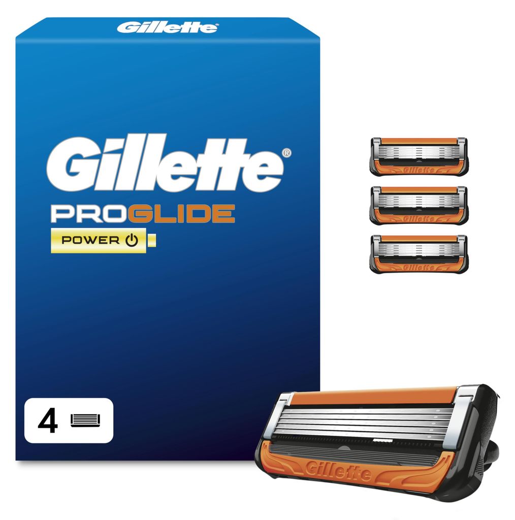 Gillette Proglide Power Rasierklingen, 4 Original Produktbild 