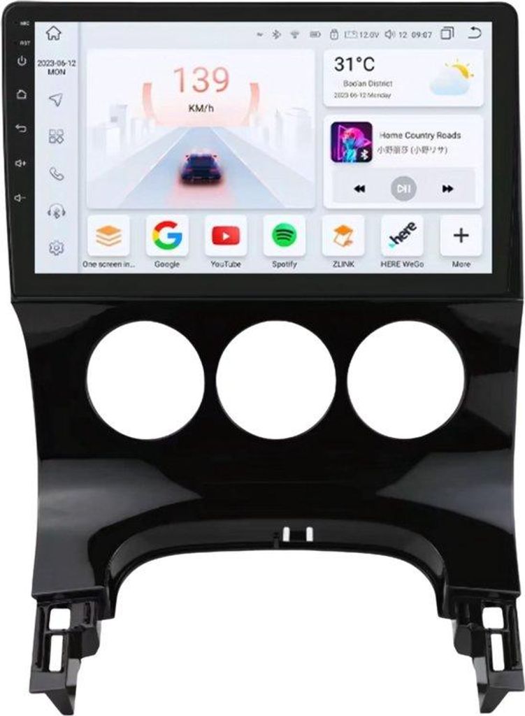 Autoradio mit Bluetooth und CarPlay für Peugeot 3008 (2009–2015) – Kompatibel mit Apple und Android – Stereoanlage – Navigationssystem –...