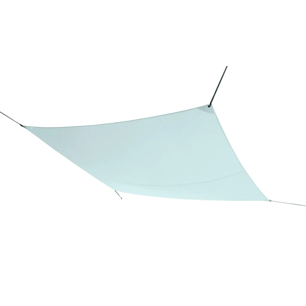 Store banne rectangulaire Hegoa bleu lagune 400 x 295 cm pour terrasse