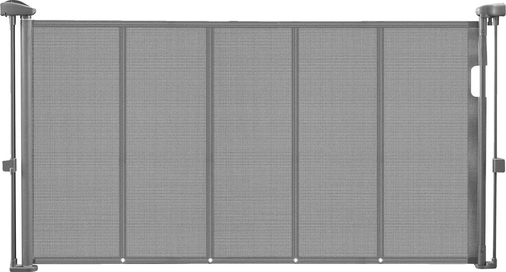 Barrière de sécurité pour escalier et couloir large en filet gris XL