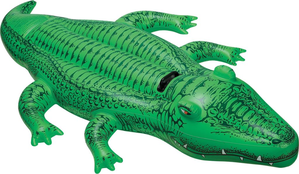 Aufblasbares Krokodil zum Schwimmen Produktbild 