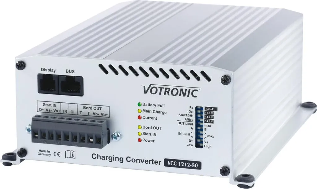 Convertisseur Votronic VCC 1212-50 DC-DC 50A pour Charge Batterie 12V