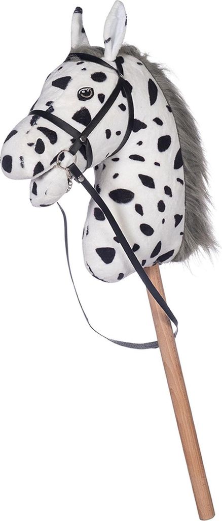 HKM Kids Hobby Horse, Weiß-Schwarz-gefleckt Produktbild 