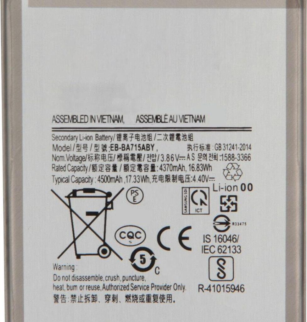 Samsung - EB-BA715 Original Akku - 4500mAh Produktbild 5