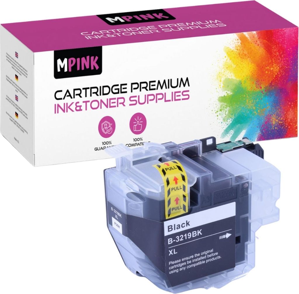 Druckerpatronen für Brother LC-3219XL BK Schwarz MFC-J5330DW J5830DW J6535DW J6935DW