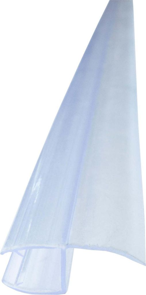 Bagnoxx Duschdichtung Spaltdichtung, 2m, Duschtürdichtung für Duschkabine, 8mm Glasstärke, transparent, Türdichtung für Glas Duschtür im Bad,...