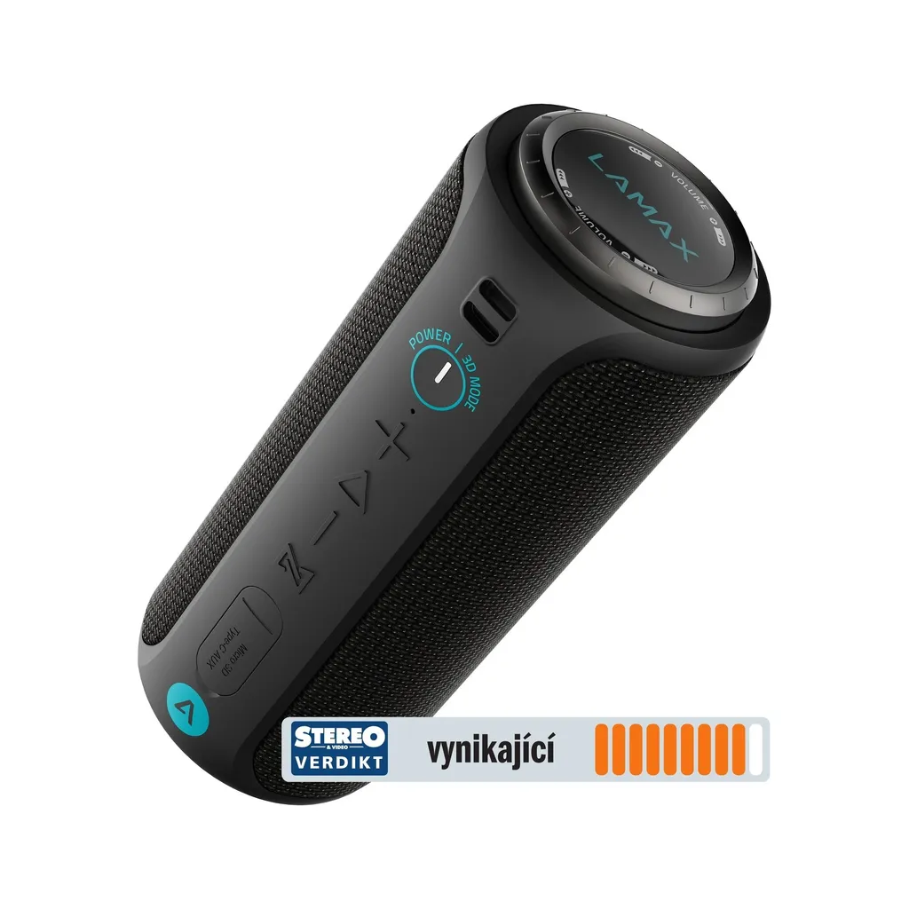 LAMAX Sounder2 Enceinte Bluetooth Portable Étanche avec Son 360°