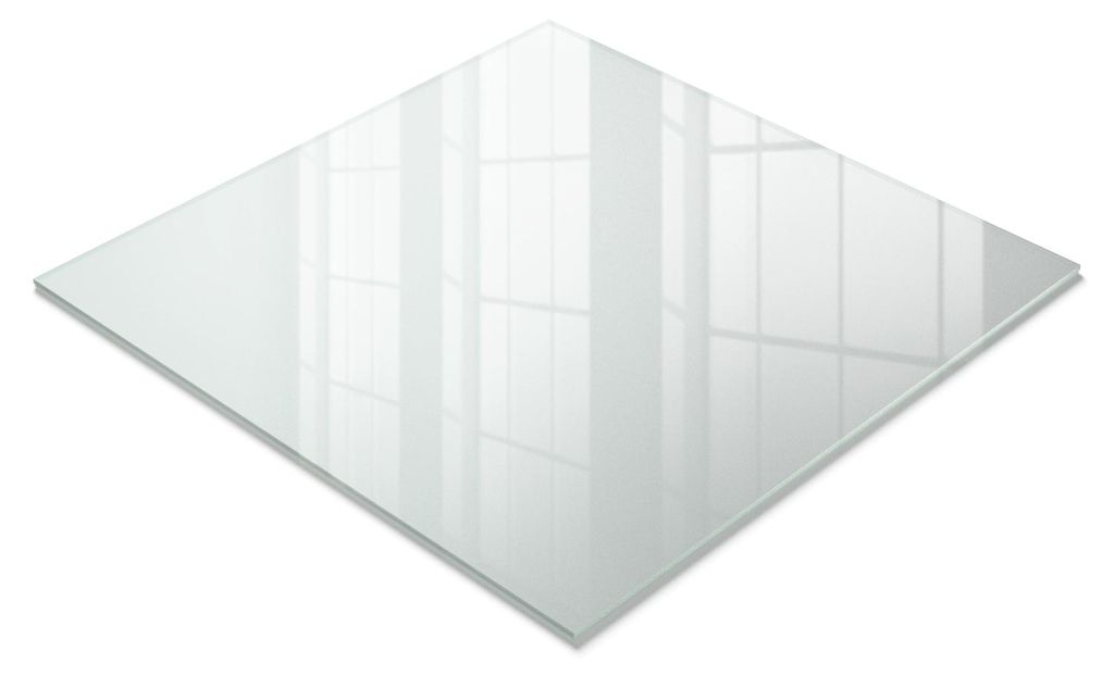 Tischplatte Aus Milchglas – 50x50 cm – Glasplatte Für Tisch – Küchenarbeitsplatte – Möbel Glas Schutz – Pflegeleicht