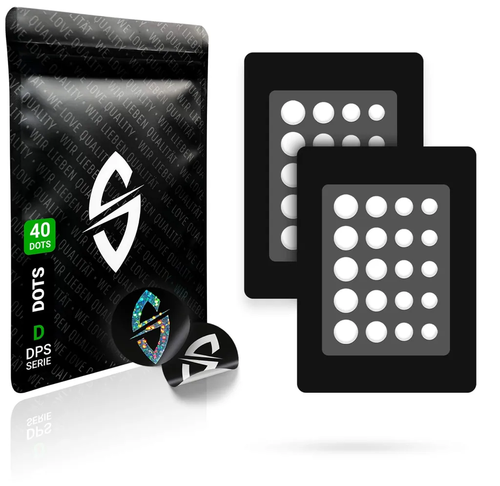 Patins de souris anti-friction Dot Skates PTFE contre l'usure