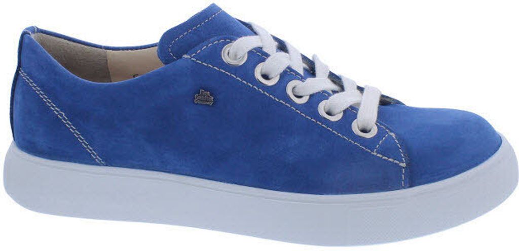 Finn Comfort Elpaso Sneaker 02479-822414, Orida (Nubukleder), Atoll (Blau), Schnürschuh 37