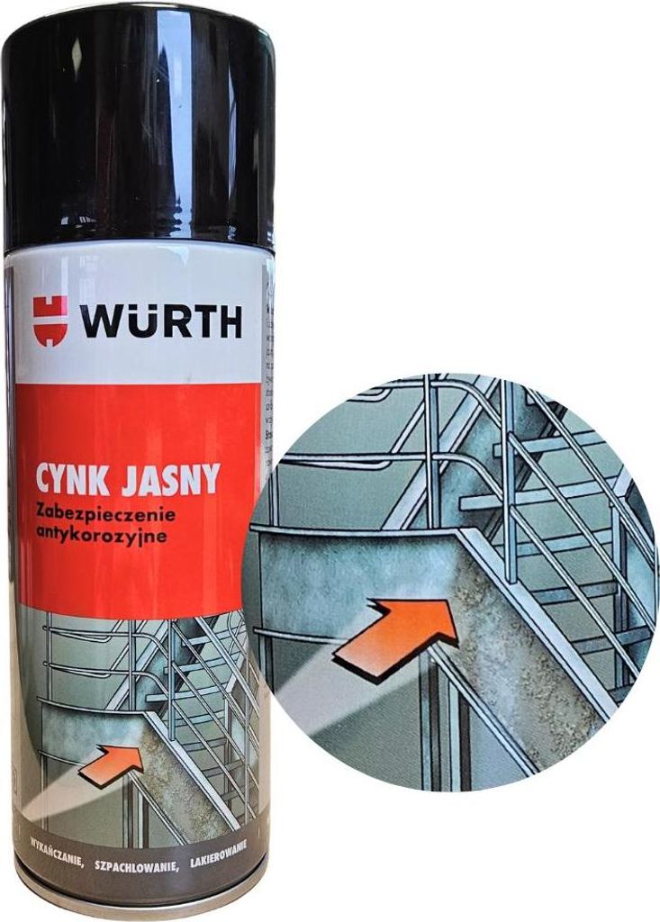 Zinkklar 400ml WURTH Obrázok produktu 