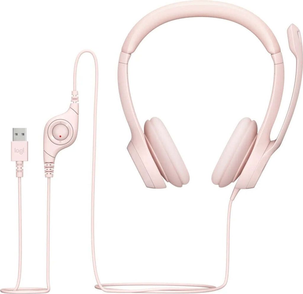 Logitech H390 USB-Headset rosa Produktbild 16