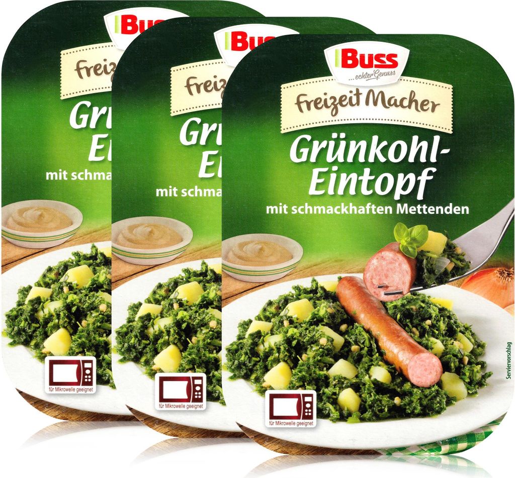 Buss Freizeitmacher Grünkohl-Eintopf mit Mettenden Produktbild 