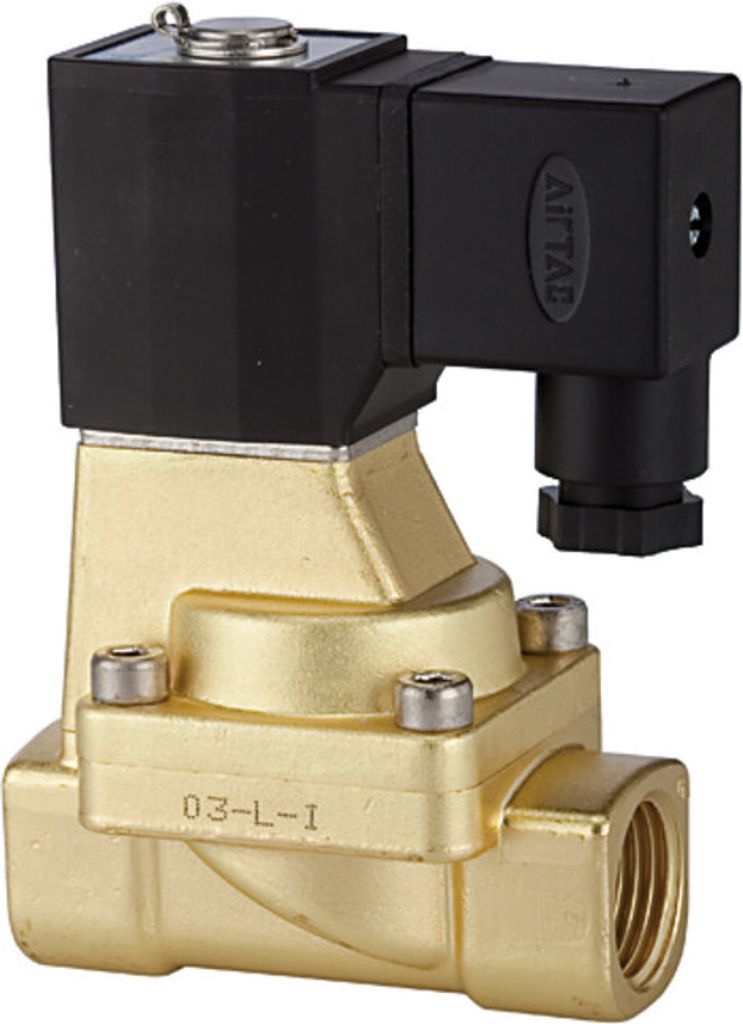 Riegler 2/2-Wege-MV., MS, NC, vorg.,230 V,50 Hz, G 3/4, PN 0,5-10 bar