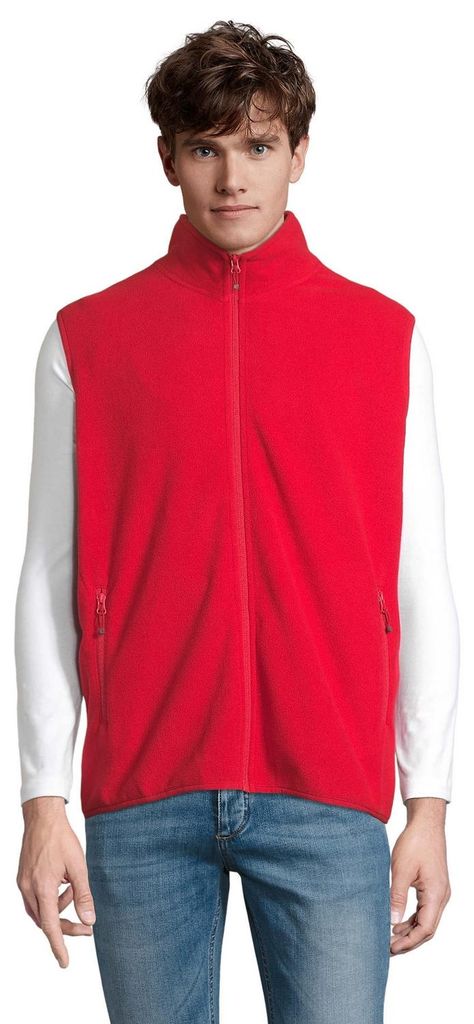 SOLS - "Factor" Weste Mit Reißverschluss für Herren/Damen Uni LT5695 (XL) (Rot)