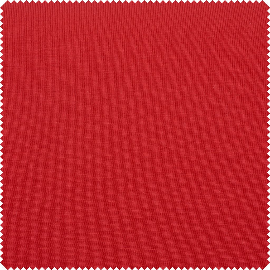 VBS Marktplatz Jersey Stoff Uni 158 cm breit 12 m Ballen ideal für Nähen Rot