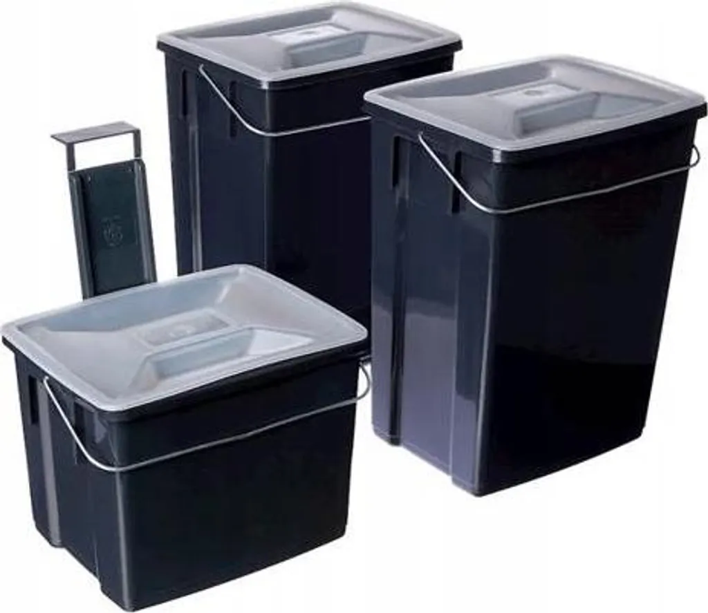 Poubelle tri sélectif anti-odeur 3 bacs - Solution compacte cuisine