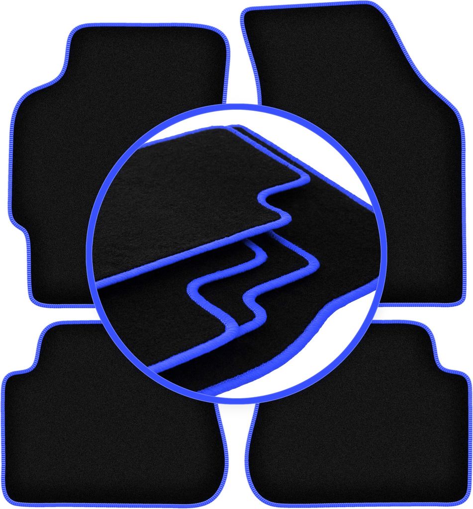 CARLUX-BLUE Automatten für: Kia Shuma Limousine (1997-2004)