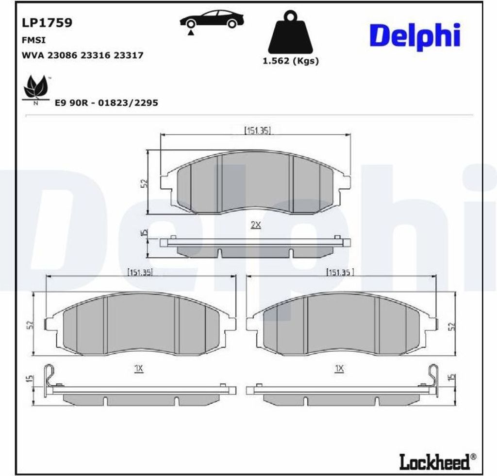 Sada brzdovych desticek, kotoucova brzda