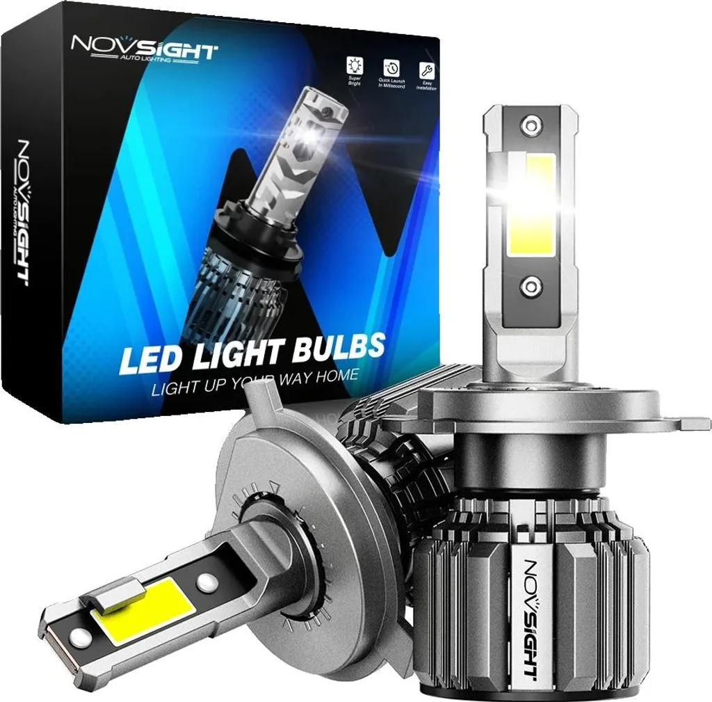 Projecteur LED H1 pour Conduite Nocturne 15000LM 6500K Kit Phares 72W Max