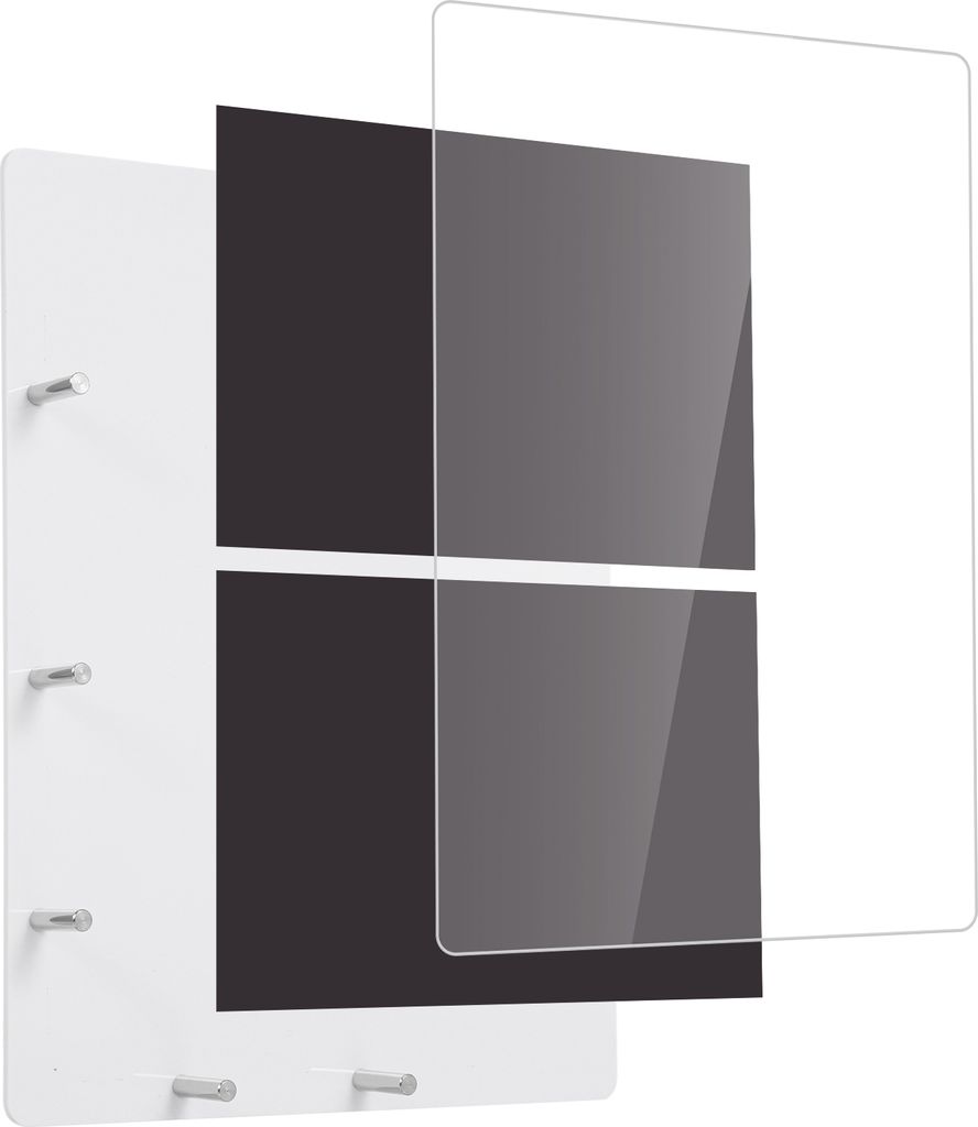 Stempelpositionierung, transparente Acryl-Stempelplattform 7,87 x 5,9 Zoll fuer DIY-Scrapbooking-Bastelarbeiten, Journaling, Kartenherstellung und ...