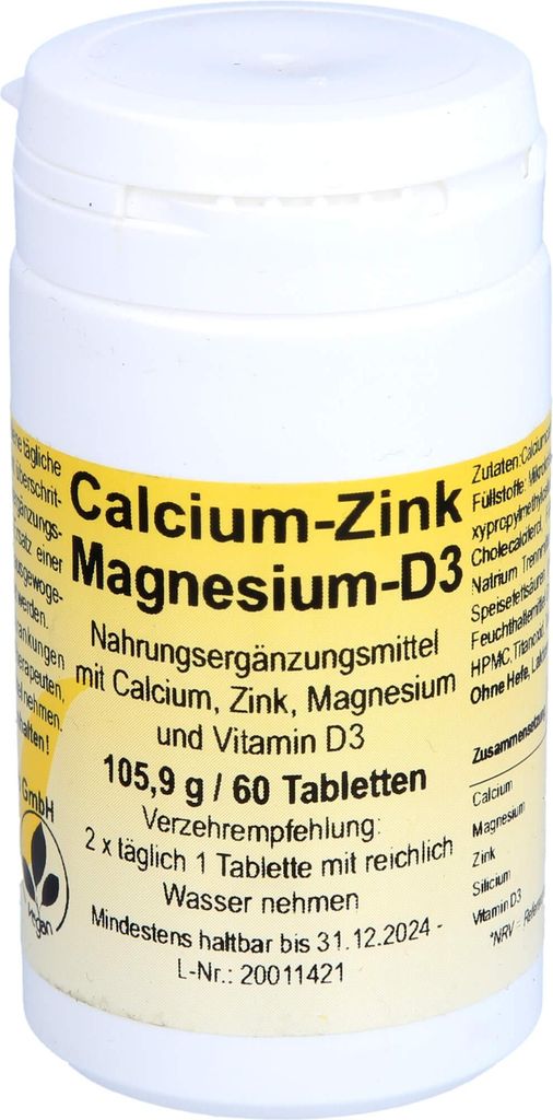 CALCIUM-ZINK-MAGNESIUM-D3, 60 St TAB
