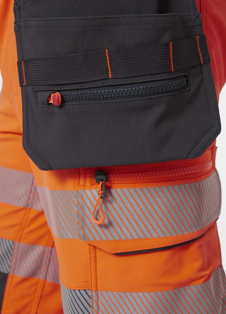 Helly Hansen Piratenhose ICU BRZ CONS PIRATE PANT 77502, Farbe:orange/ebony, Größe:56