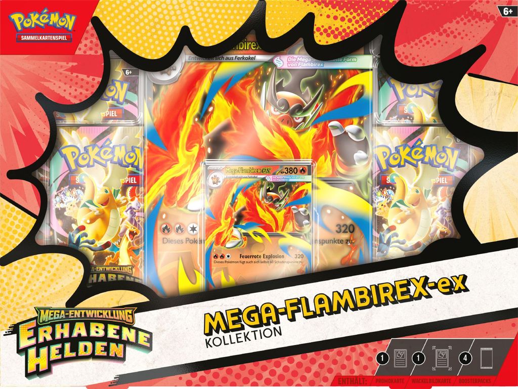 Mega-Flambirex Kollektion | Pokemon Sammel-Karten deutsch Produktbild 