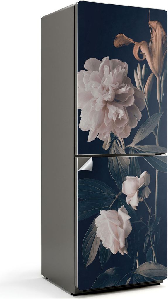 Obstdetails und Getränk – Kühlschrank Aufkleber – Klebefolie Kühlschrank – Kühlschrank Nachbildung – Kühlschrankfolie selbstklebend ...