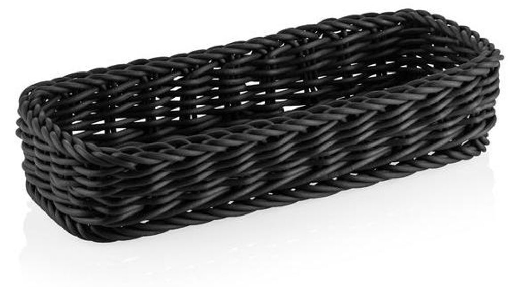 Besteckkorb 27 x 10 x 5 cm, schwarz Produktbild 