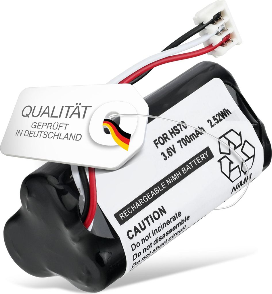 subtel 1x Akku für Rasierer & Haarschneider Kompatibel mit Tondeo , Kompatibel mit Wella Xpert HS70, 1520902 - (700mAh, 3.6V)