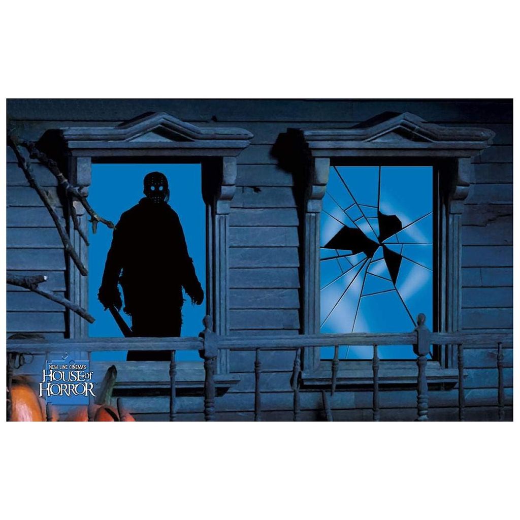 Freitag der 13. Halloween Deko (Fensterbild) 85,1cm x 165cm