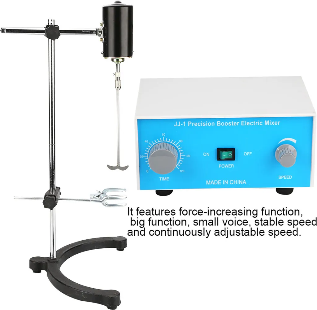 Agitateur électrique de laboratoire 100W à vitesse variable