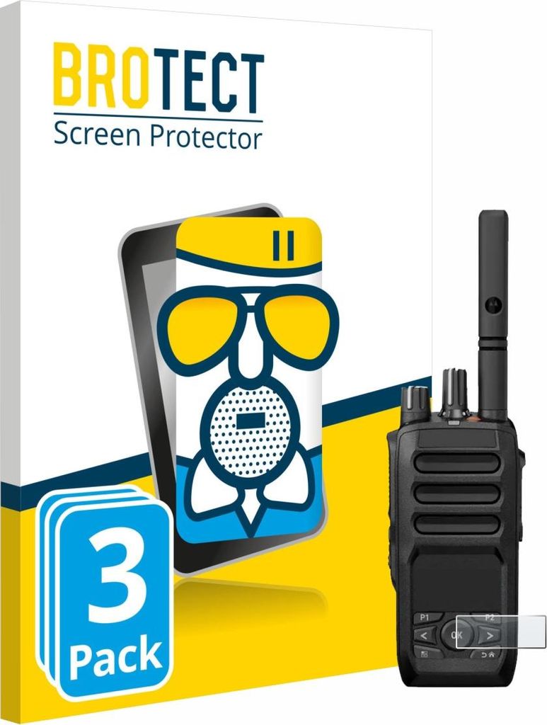 3x BROTECT Entspiegelungs Schutzglas für Motorola MOTOTRBO R5 Schutzfolie Panzer Folie Glas Display Schutz matt
