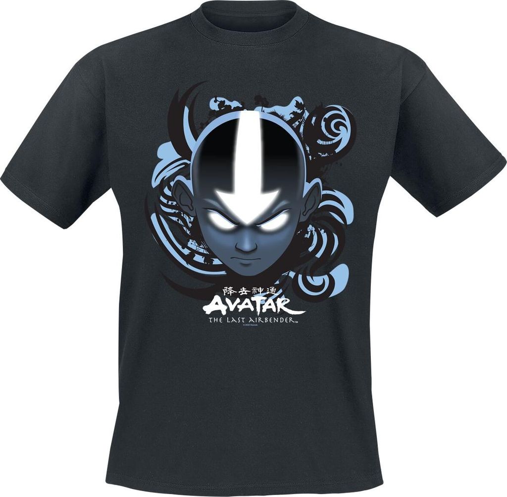 Avatar - Der Herr der Elemente T-Shirt Herren Avatar Head schwarz L