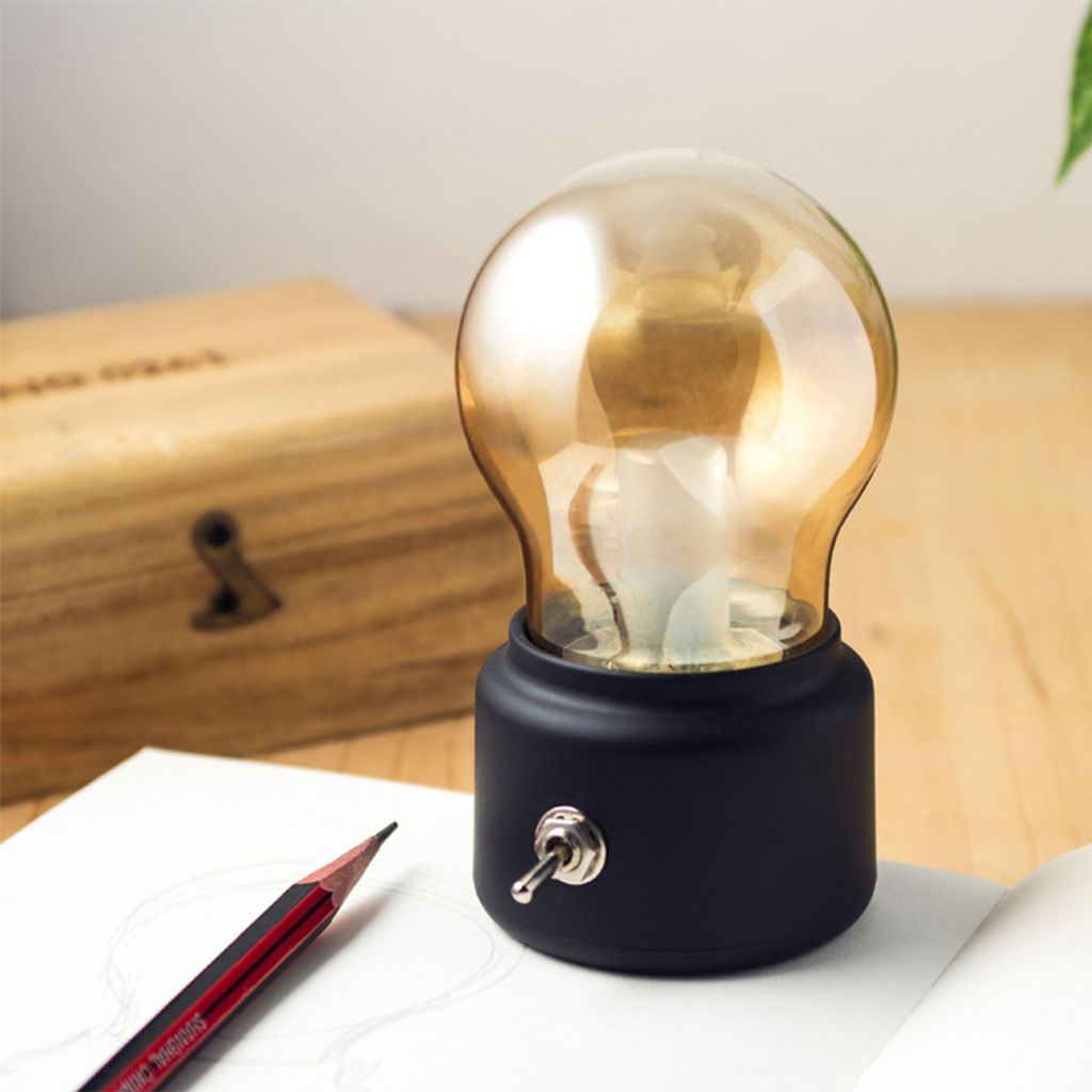 360Home Nostalgische Glühbirne Nachttischlampe Produktbild 