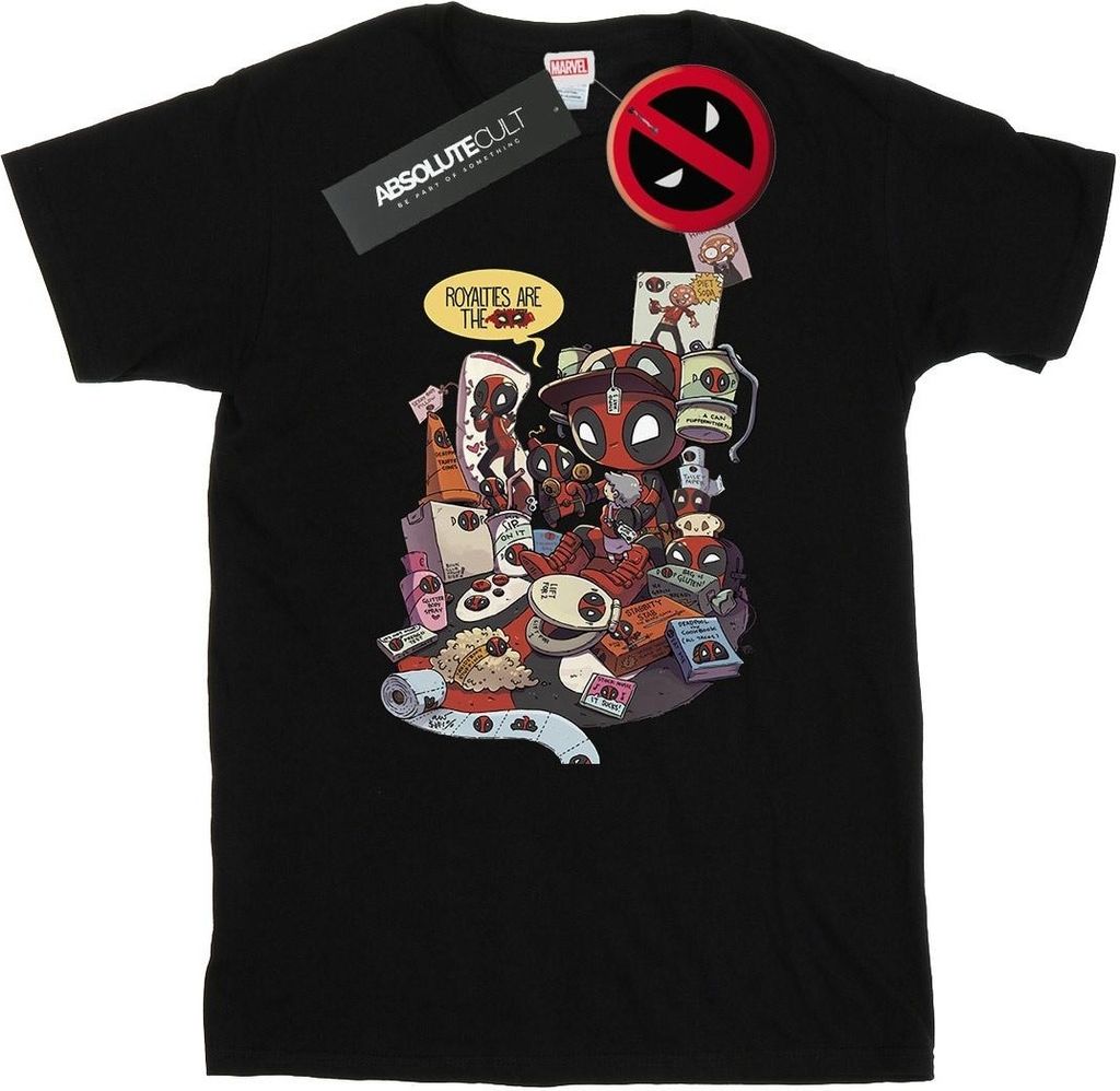 Marvel - "Merchandise Royalties" T-Shirt für Herren BI22780 (XL) (Schwarz)