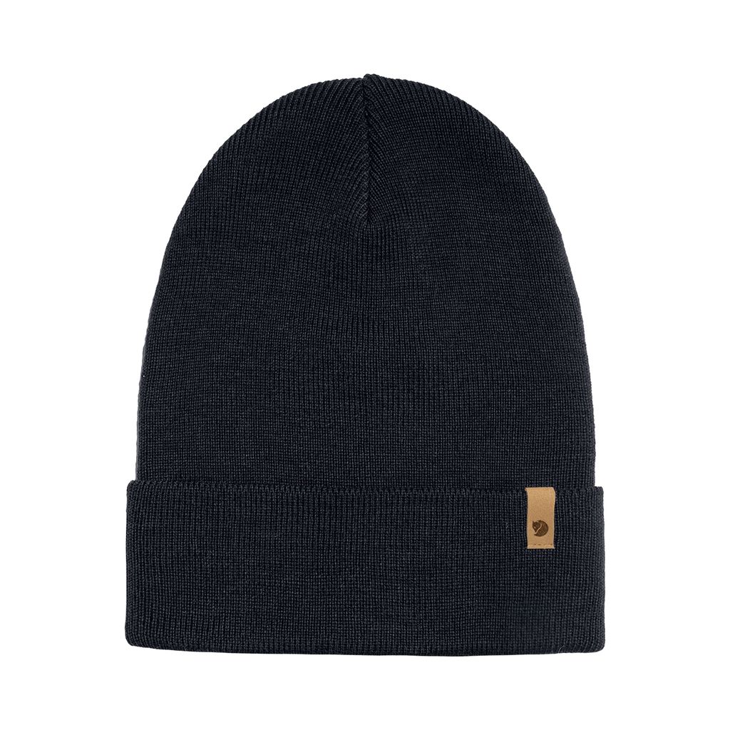 FJÄLLRÄVEN Classic Knit Hat Dark Navy -