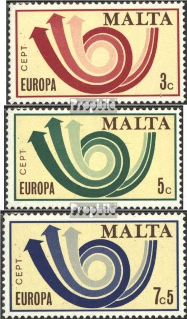 Briefmarken Malta 1973 Mi 472-474 (kompl.Ausg.) postfrisch Europa