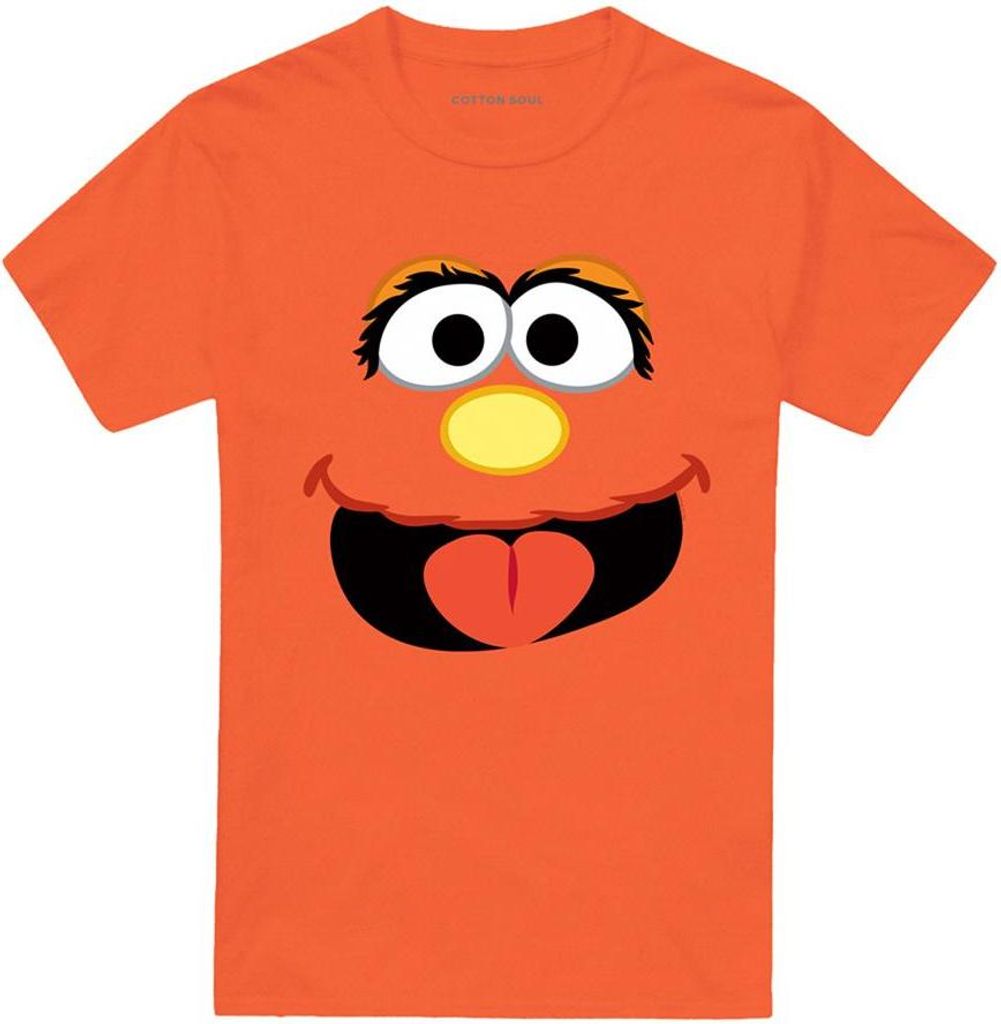 Sesame Street - T-Shirt für Herren/Damen Uni TV22056 (3XL) (Orange)