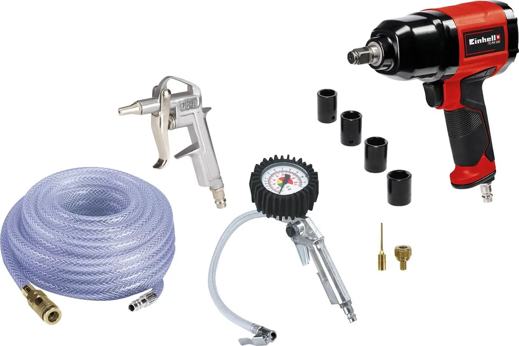 Set accessoires compresseur Einhell 4020577 polyvalent et robuste 3 pcs - 10