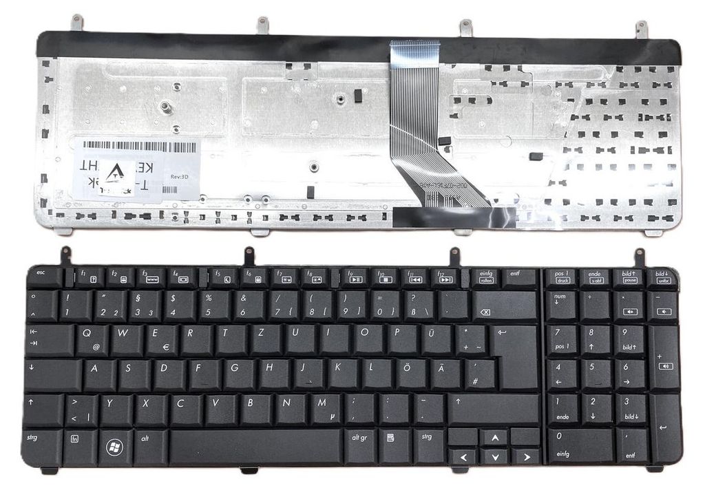 FRANÇAIS - Clavier compatible avec HP Pavilion dv7-2000 Image du produit 