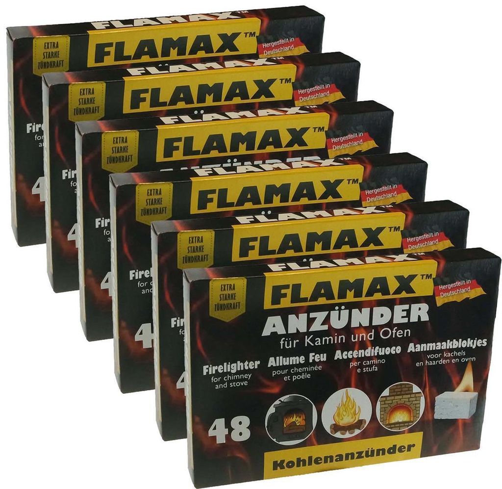 12 x zapaľovač na grilovanie/uhlie 48 kociek Obrázok produktu 