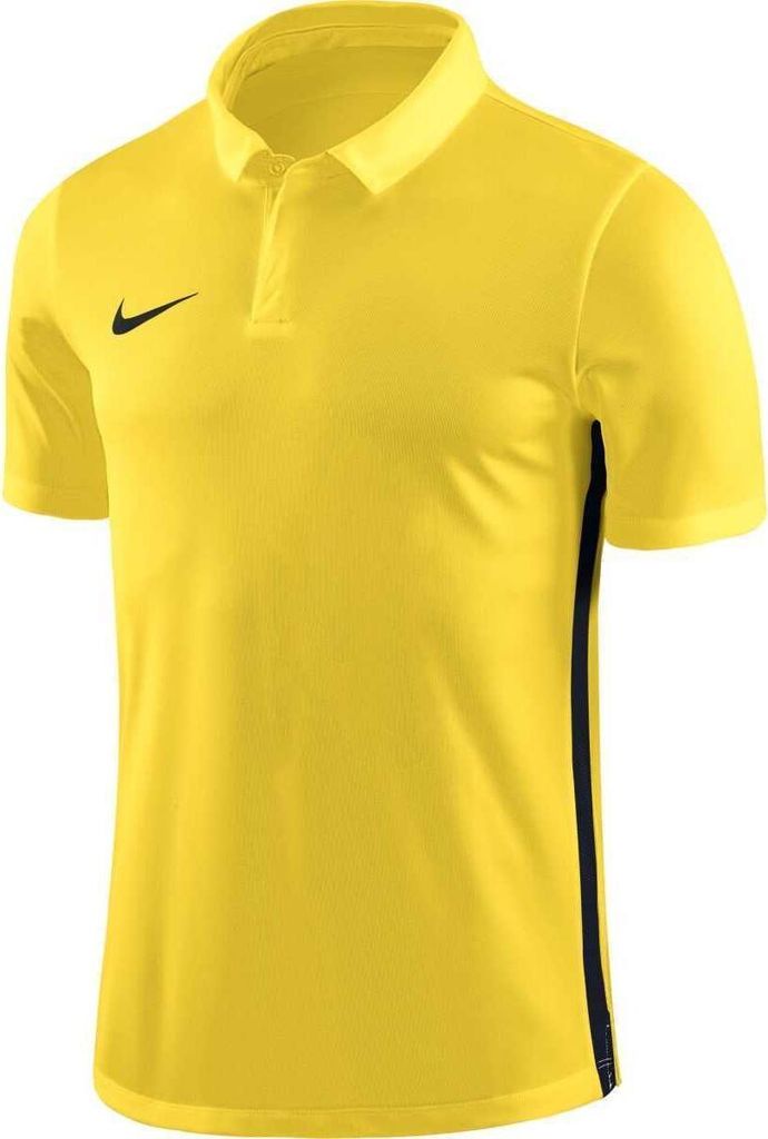 Nike M NK DRY ACDMY18 POLO SS | TOUR YELLOW/ANTHRACITE/BLACK | Größe: S