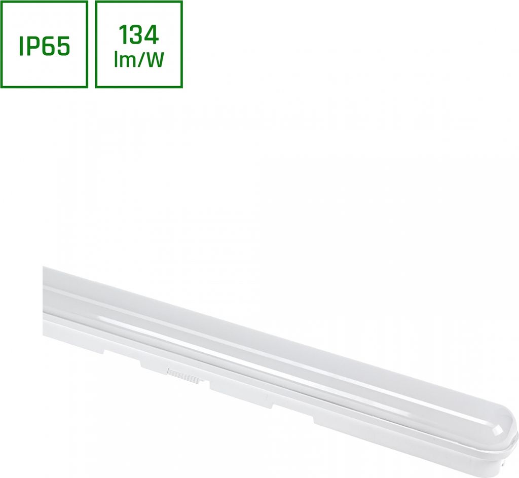 Spectrum LED Deckenleuchte Feuchtraumleuchte Limea Go Weiß Produktbild 
