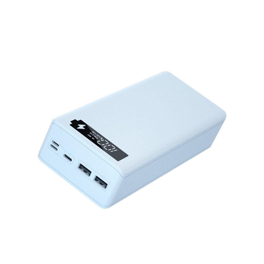 Akkuladegerät-Hülle, abnehmbares Design, 5 Schnittstellen, LCD, wiederaufladbar, multifunktional, 15 W, schnelles Aufladen, leicht zu tragen, Auf...