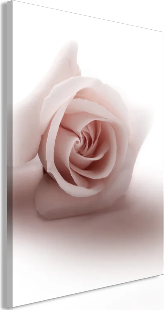 Quadro Floreale Rosa Delicata 80x120 - Atmosfera Relax per Camera Letto