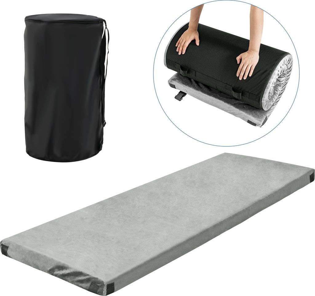 GOPLUS Roll Up Memory Foam Schlafmatte, Tragbare Produktbild 
