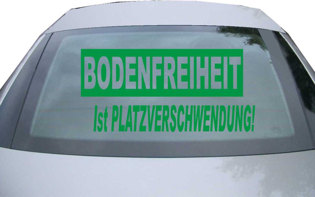 Indigos UG - Aufkleber Heckscheibe & Motorklappe DE6171 - grün - 600x285 mm - bodenfreiheit - Auto Scheiben Fenster Heckklappe Tuning Racing JDM -...