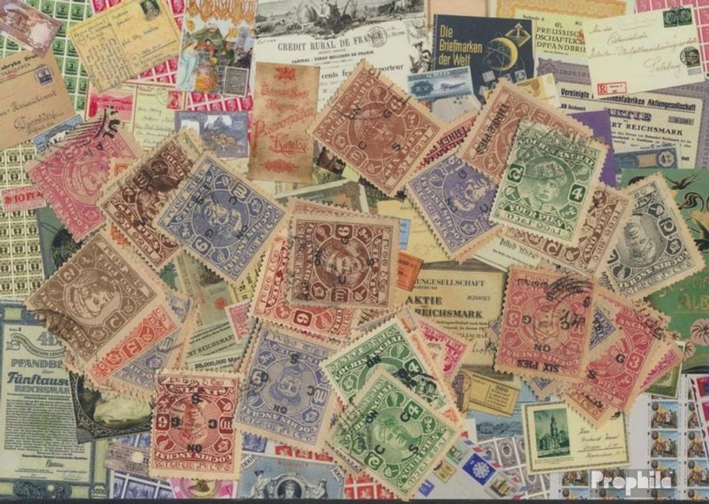 Briefmarken Cochin 150 verschiedene Marken